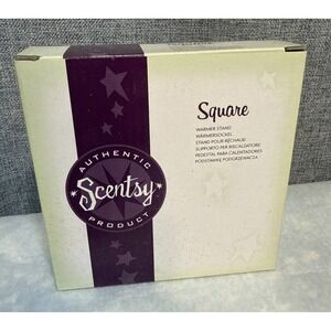 Scentsy Square Stand for Wax Warmer Trivet 5" Metal Bronze NEW Retired